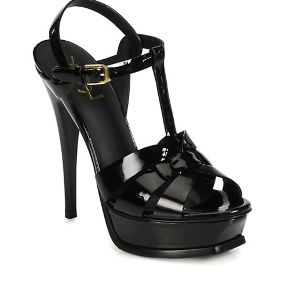 Tribute 105MM Patent Leather Platform Sandals